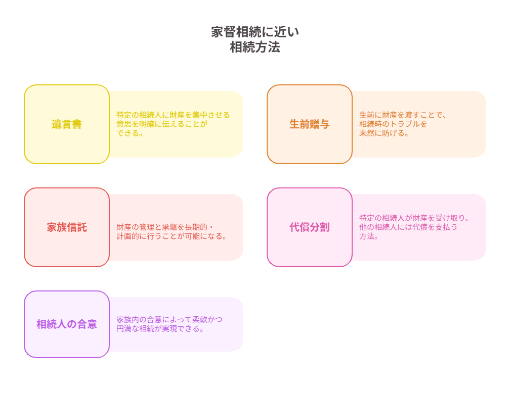 家督相続　近い相続方法