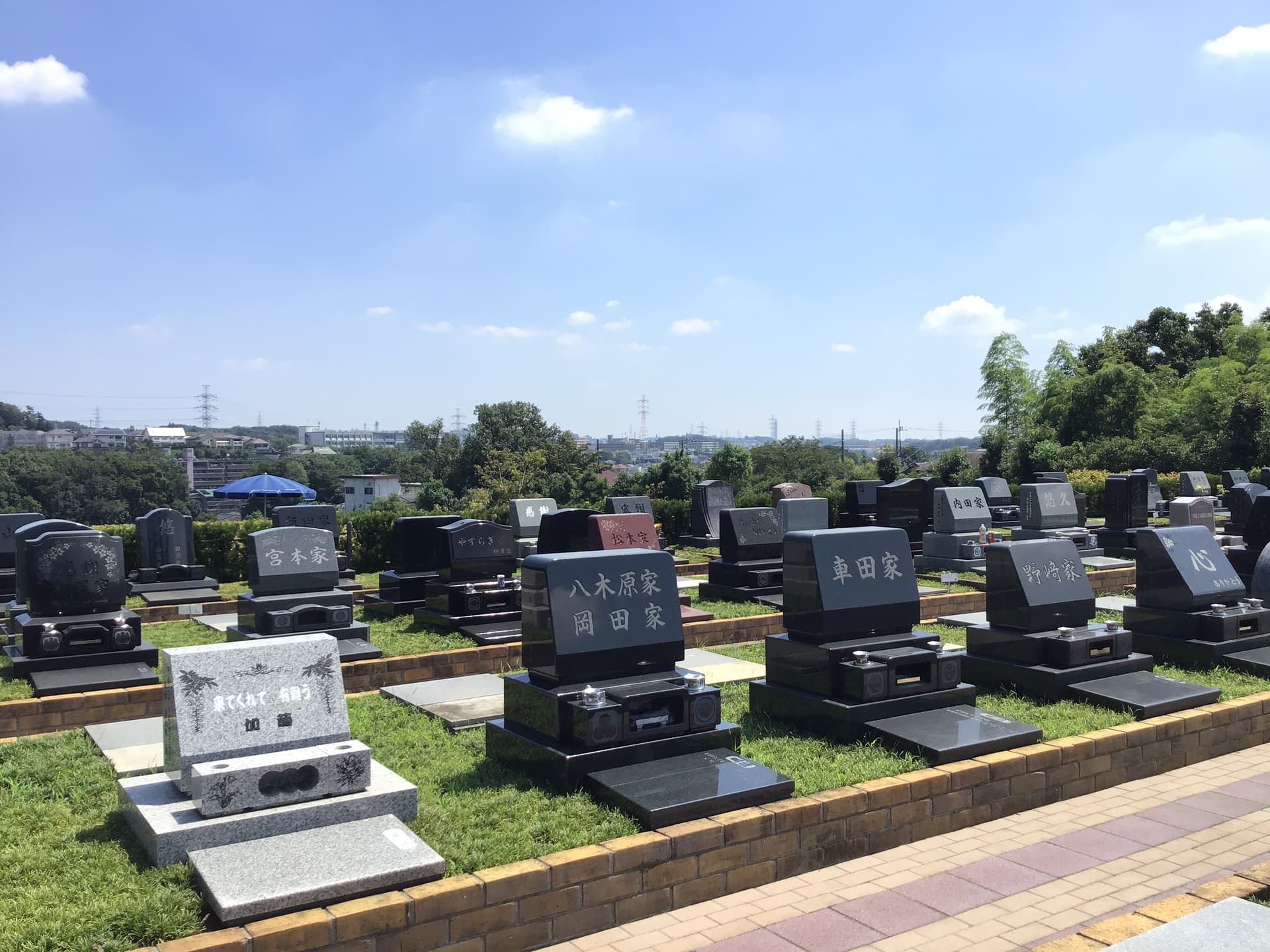 川崎清風霊園　景色